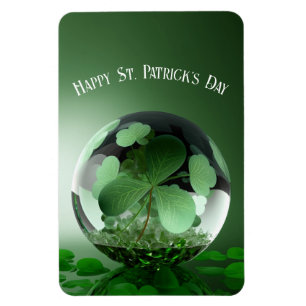 Imán Día de San Patricio Mundo Verde
