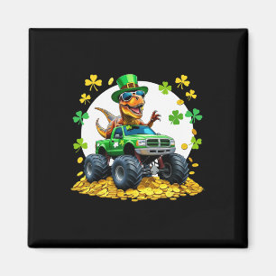 Imán Día de San Patricio para niños 2026 - Monstruo mon