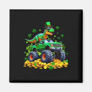 Imán Día de San Patricio para niños 2026 - Monstruo mon
