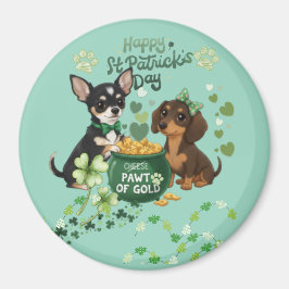 Imán Día de San Patricio "Pata de oro"