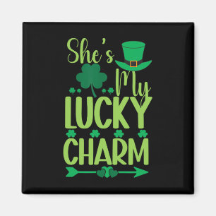 Imán Día de San Patricio Verde Irlandesa Es Mi Amuleto