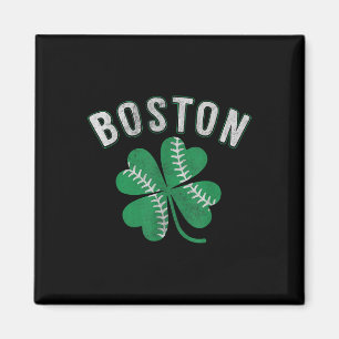 Imán Día de San Patrón de Boston, amante del béisbol de