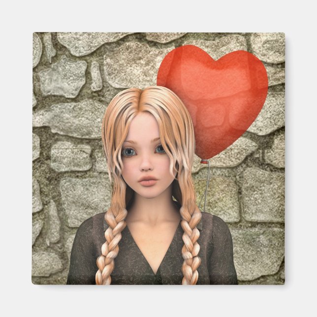 Imán Día de San Valentín (Frente)