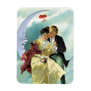 Imán Día de San Valentín Antiguo Amor y Romance Victori