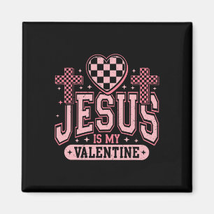 Imán Día de San Valentín Cristiano Jesús es mi Religios
