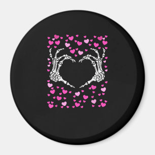 Imán Día de San Valentín del corazón de la mano de Skel