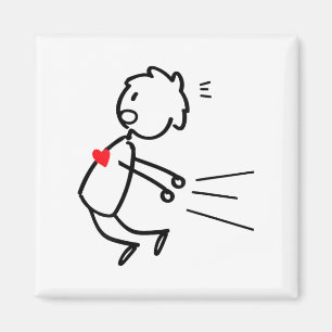 Imán Día de San Valentín Divertido Pareja Combinación P