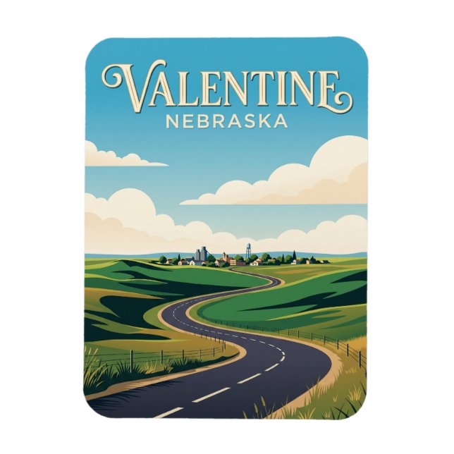 Imán Día de San Valentín EE. UU. (Vertical)