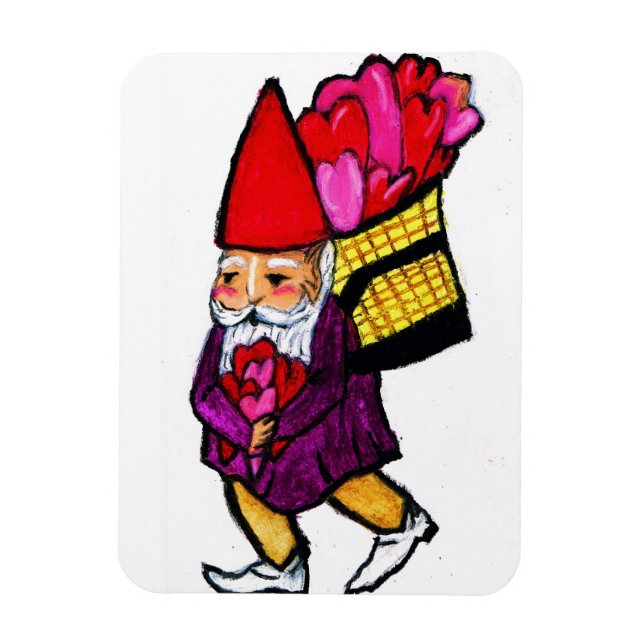 imán día de San Valentín GNOME (Vertical)