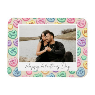 Imán Día de San Valentín lindo "I love you" Heart Candy