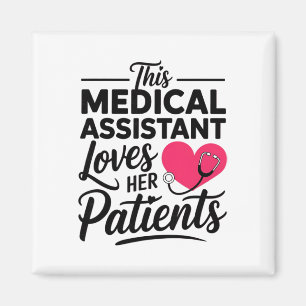Imán Día de San Valentín Médico Istant Cma Ma Corazón M