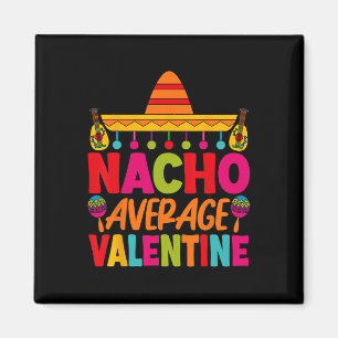 Imán Día de San Valentín para pareja mexicana promedio