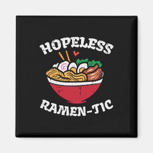 Imán Día de San Valentín sin esperanzas Ramen Tic Comid