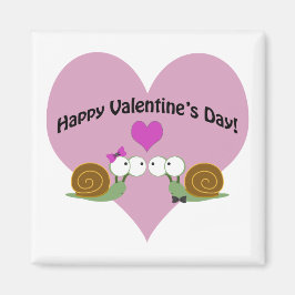 Imán Día de San Valentín Snails