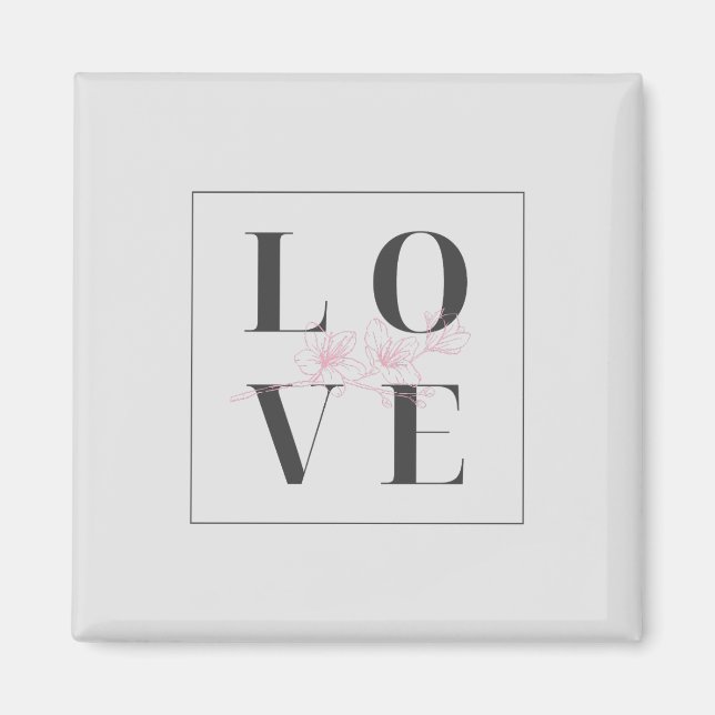 Imán ❤️ Día de San Valentín ❤️ te amo (Frente)