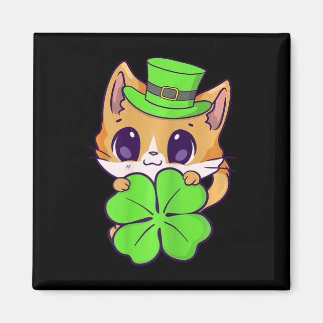 Imán Día de Santa Patrona Feliz Día de St. Catricks Sha (Frente)