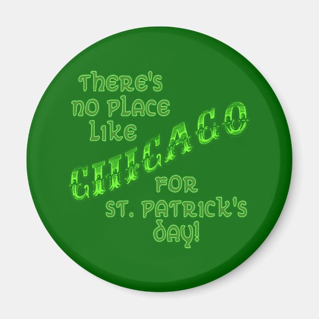 Imán Día de Sta Patrocinadores de CHICAGO (Frente)