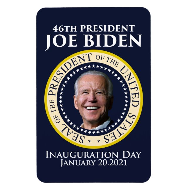 Imán Día de toma de mando 2021 presidente Biden (Vertical)