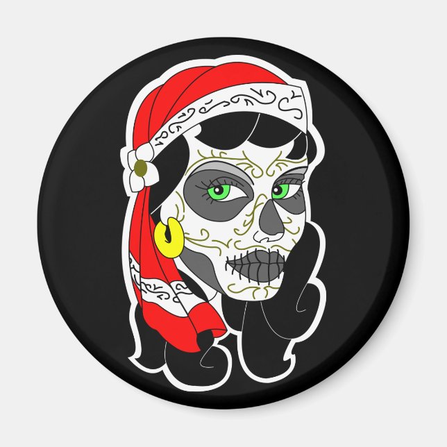 Imán Día del Chica Muerto (Frente)