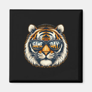Imán Día del Juego Día de Acción de Gracias Tigre Guay 