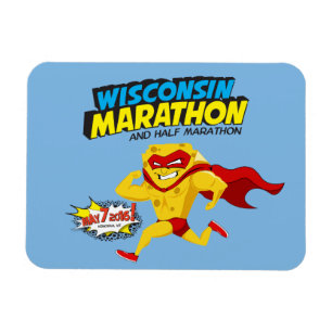 Imán Día del maratón de Wisconsin