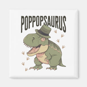 Imán Día del Padre Abuelo Dinosaurio Poppopsaurus