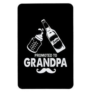 Imán Día del Padre Ascendido a Abuelo