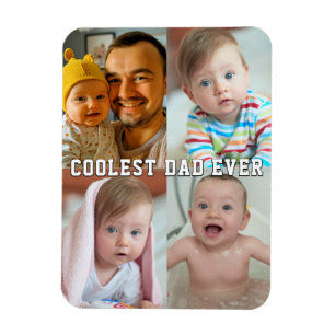 Imán Día del Padre El Papá Más Genial de la Historia Fo
