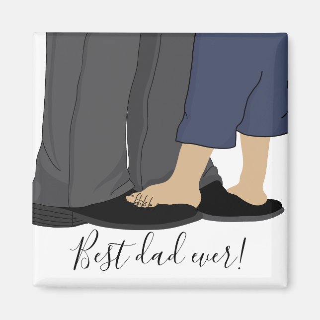 Imán Día del Padre en la Plaza del Magnet (Frente)