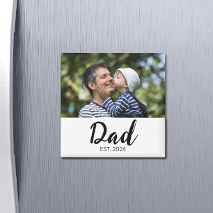 Imán Día del Padre Establecido Foto Papá