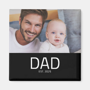 Imán Día del Padre Establecido por Papá Foto