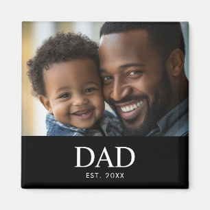 Imán Día del Padre Establecido por Papá Foto