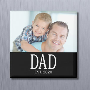 Imán Día del Padre Establecido por Papá Foto