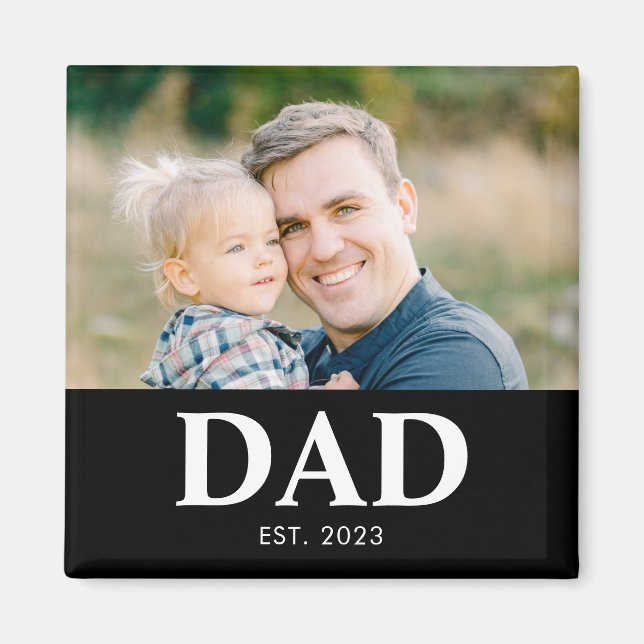 Imán Día del Padre Fundado por Papá (Frente)
