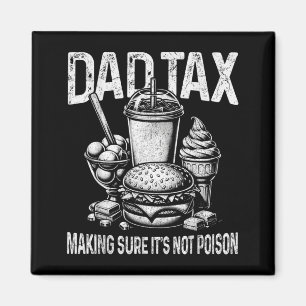 Imán Día del Padre Haciendo Seguro No Envenenar Hombres