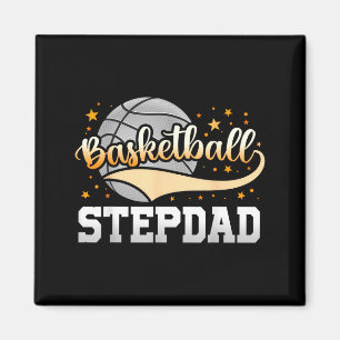 Imán Dia del padre padrastro de baloncesto