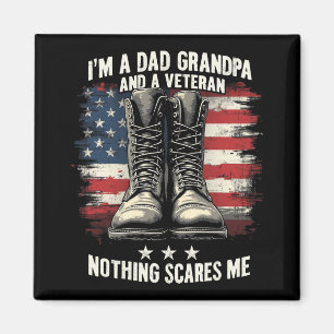 Imán Día del Padre Patriótico Veterano Abuelo