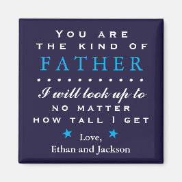 Imán Día del padre sentimental o cumpleaños