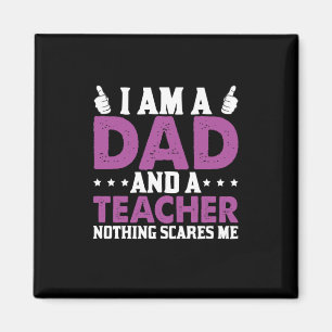 Imán Día del Padre Soy papá y profesor