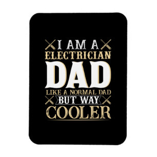 Imán Día del Padre Soy un papá electricista