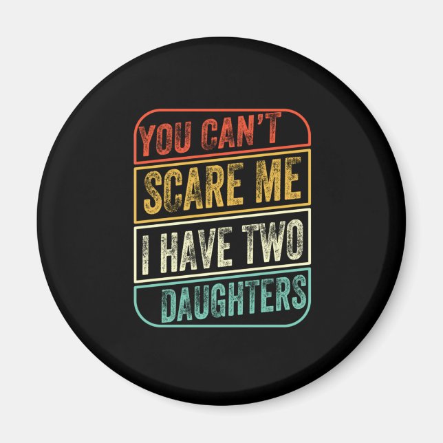 Imán Día del padre tengo dos hijas (Frente)