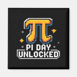 Imán Día del Pi 14 de marzo Tarta de Nerd de Matemática