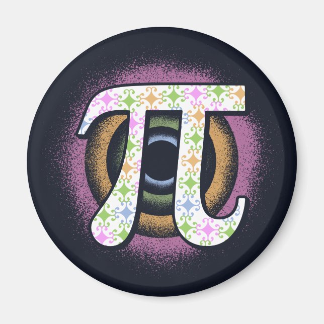 Imán Día del Pi friki de las matemáticas  (Frente)