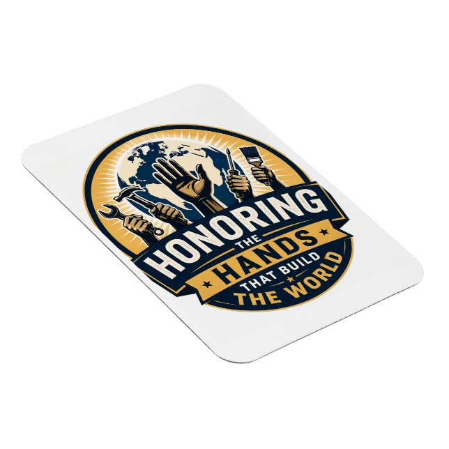 Imán Día del Trabajo  (Lado Derecho)