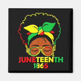 Imán Día divertido de Juneteenth 1865 hombres mujeres n