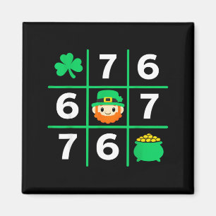 Imán Día divertido de San Patricio 67 suerte humor irla