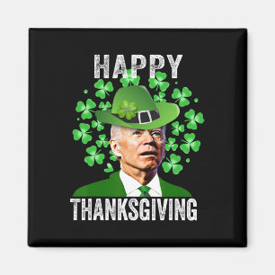 Imán Día divertido de San Patricio Joe Biden confundido