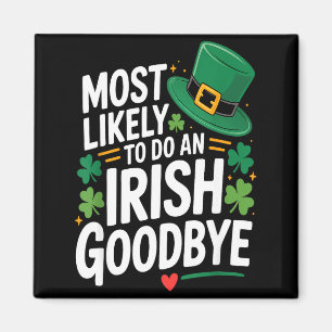 Imán Día divertido de San Patricio, lo más probable es 