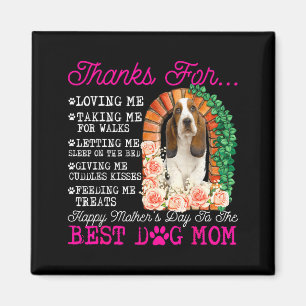 Imán Día divertido y feliz de la madre perro mamá lindo