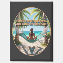 Imán Día en la playa